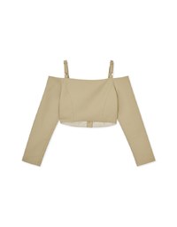 Off Shoulder Buttoned Top