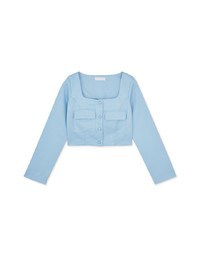 Elegant Square Neck Shirt Top