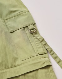 【SHIUAN'S DESIGN】Detachable Cargo Style Maxi Skirt
