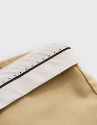 Iconic Lapel Waist Skorts