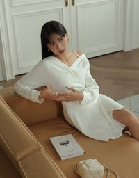 Cutie One Shoulder Asymmetric Mini Dress