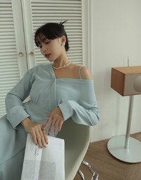 Cutie One Shoulder Asymmetric Mini Dress