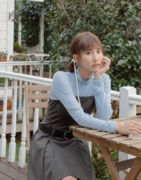 【MEIGO's Design】Thin Strap Pleated Mini Dress (With Belt)
