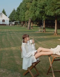 【MEIGO's Design】Boyfriend’s Style Loose Shirt Dress