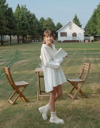 【MEIGO's Design】Boyfriend’s Style Loose Shirt Dress