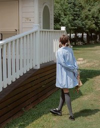 【MEIGO's Design】Boyfriend’s Style Loose Shirt Dress