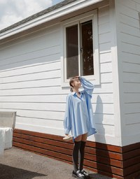 【MEIGO's Design】Boyfriend’s Style Loose Shirt Dress