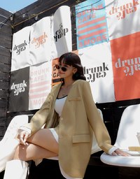 Layered Loose Blazer