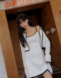 Soigné Knit Bodycon Dress Set