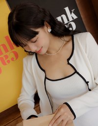 Soigné Knit Bodycon Dress Set
