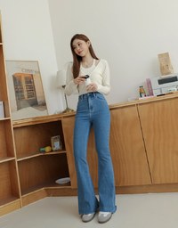 Two Piece Silky Knit Top