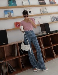 Sweet Puffy Sleeves Knit Top