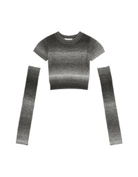 【SHIUAN'S DESIGN】Unicorn Gradient Knit Oversleeve Top