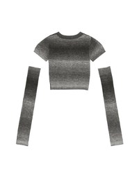 【SHIUAN'S DESIGN】Unicorn Gradient Knit Oversleeve Top