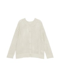 【SHIUAN'S DESIGN】2way Holey Loose Knit Top
