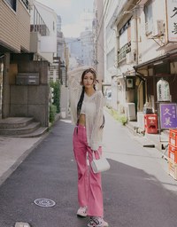 【SHIUAN'S DESIGN】2way Holey Loose Knit Top