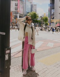 【SHIUAN'S DESIGN】2way Holey Loose Knit Top