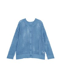 【SHIUAN'S DESIGN】2way Holey Loose Knit Top