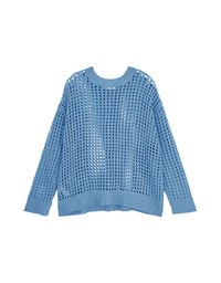 【SHIUAN'S DESIGN】2way Holey Loose Knit Top