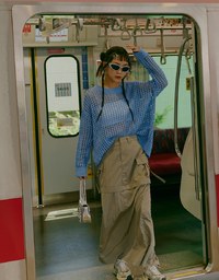 【SHIUAN'S DESIGN】2way Holey Loose Knit Top