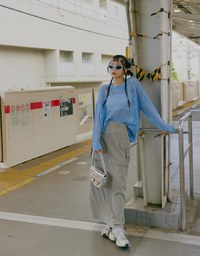【SHIUAN'S DESIGN】2way Holey Loose Knit Top