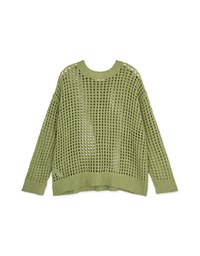 【SHIUAN'S DESIGN】2way Holey Loose Knit Top