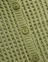 【SHIUAN'S DESIGN】2way Holey Loose Knit Top