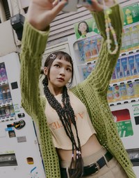 【SHIUAN'S DESIGN】2way Holey Loose Knit Top