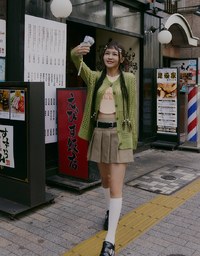 【SHIUAN'S DESIGN】2way Holey Loose Knit Top
