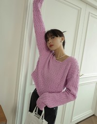 Textured Knit Top