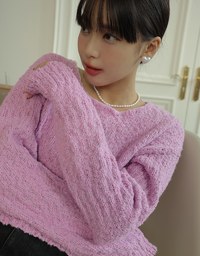 Textured Knit Top