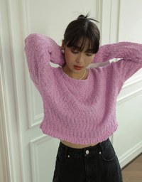 Textured Knit Top