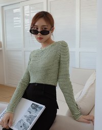 Dreamy Textured Cropped Top