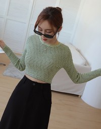 Dreamy Textured Cropped Top