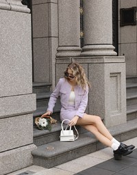 Fluffy Faux Fur Mini Skirt with Elastic Waistband