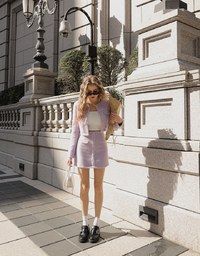 Fluffy Faux Fur Mini Skirt with Elastic Waistband