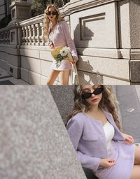 Fluffy Faux Fur Mini Skirt with Elastic Waistband