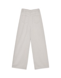 Floor-Length Denim Jeans Wide Pants