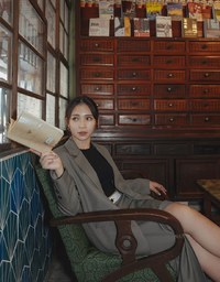 Ready Stock【Elecher's Design】Casual Loose Long Suit Blazer Jacket (With Shoulder Pads)