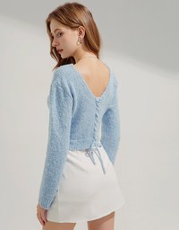 3WAY Strappy Loose Knit Top