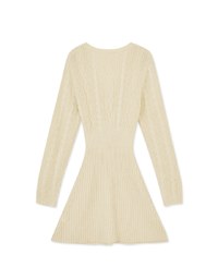 V-Neck Twisted Bodycons Mini Dress