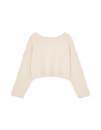 2WAY Hollow Fleece Knit Top