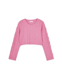 Twist Knit Cropped Top