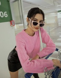 Twist Knit Cropped Top