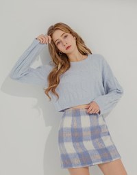 Twist Knit Cropped Top
