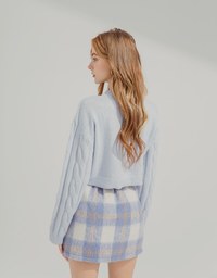 Twist Knit Cropped Top