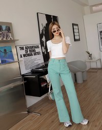 Sweetheart Neck Textured Short Sleeve Top