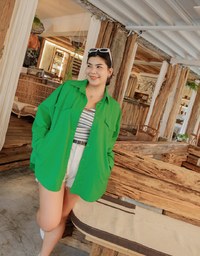 Anti-Wrinkle Iron Free Loose Long Blouse Shirt