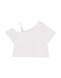 Sloping Shoulder Knit Top