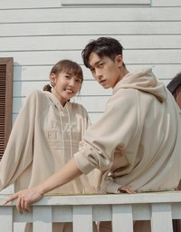 【MEIGO's Design】 Oversized Embroidered Thick Hoodie